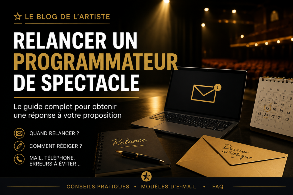 Comment relancer un programmateur de spectacle sans être insistant