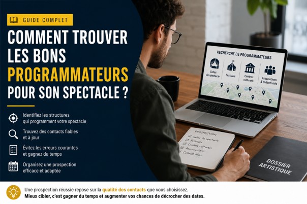Comment trouver les bons programmateurs de spectacle pour développer la diffusion de son spectacle