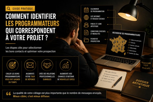 Méthode pour identifier les programmateurs de spectacle adaptés à son projet artistique