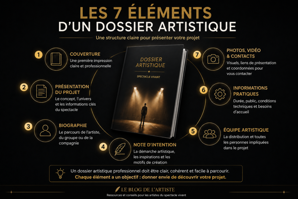 Les 7 éléments indispensables d’un dossier artistique professionnel